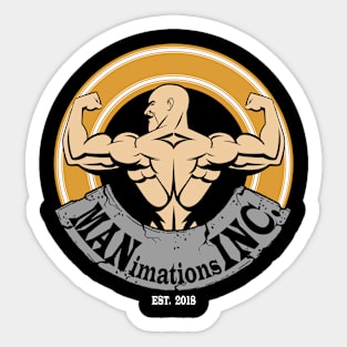 MANimationsINC Logo Sticker